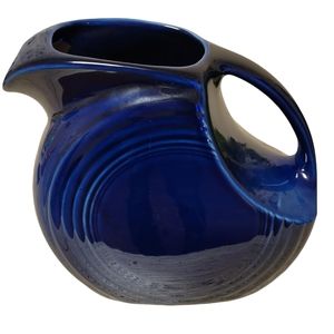 Fiesta cobalt 67.25 ceramic pitcher